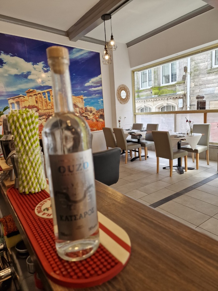Attica Greek Taverna Dunfermline wine